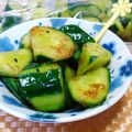 クックI7I5L1☆'s cooksnap of when they made 低糖質☆キュウリのピリ辛醤.