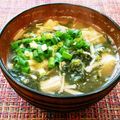 あーこ姐's cooksnap of when they made えのきとアーサの味噌汁.