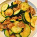 クックne5ko6's cooksnap of when they made ズッキーニと豚肉のオイスターソース炒め.
