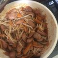 ryourinana's cooksnap of when they made もやしとウィンナーのケチャップ炒め.
