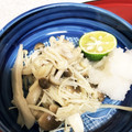 もりっこかふぇ's cooksnap of when they made 塩きのこのみぞれ和え.