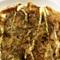 黒ねこ★'s cooksnap of when they made 節約おつまみ♪モヤシ＆豆腐♪お好み焼き.