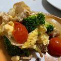 yasumama26's cooksnap of when they made ブロッコリーと豚肉の卵ふわり炒め.
