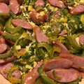 るるキキケイコ's cooksnap of when they made ゴーヤとウィンナーの卵炒め.