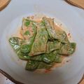 たぷぽ's cooksnap of when they made 簡単！スナップエンドウのピリ辛和え.