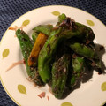栗丸うさぎ's cooksnap of when they made ししとうの油炒め.
