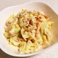 かとりーな♪'s cooksnap of when they made ＊キャベツとカニカマの卵サラダ＊.