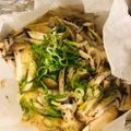 okura_k's cooksnap of when they made 鮭のちゃんちゃん焼き風ホイル蒸し(^^).