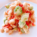 ☆３匹の子ぶた☆'s cooksnap of when they made 大豆とオクラのかき揚げ.