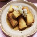 ひとり暮らし大学生's cooksnap of when they made 鉄分＋Caサクッもちっ。揚げ出し高野豆腐.