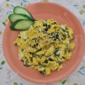 mmameco's cooksnap of when they made 刻み高菜とふわふわ卵とじ.