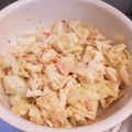 まりん＾＾'s cooksnap of when they made 春キャベツとカニカマと卵のご馳走サラダ.