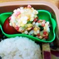 2girl2boyＳ's cooksnap of when they made はんぺんと大葉のぶぶあられ揚げ♡.
