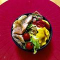 komutatata's cooksnap of when they made 具だくさんのオムそば弁当♡.