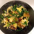 rin0418r24's cooksnap of when they made さつま揚げ入りニラ玉.