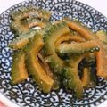 ◎k◎'s cooksnap of when they made ゴーヤのワサビ醤油漬け.