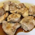 amileamila's cooksnap of when they made フライパンで簡単♪鶏もも肉の串なし焼き鳥.