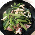 なこなこりゅう's cooksnap of when they made 小松菜とイカの炒めもの.