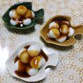 くいしんbu's cooksnap of when they made レンジで作れる絶品ダレの簡単みたらし団子.