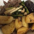 anemonenan's cooksnap of when they made じゃがとナスが旨い！牛肉の中華ポン酢炒め.