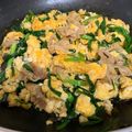 あさあーちゃん♡'s cooksnap of when they made 豚バラ肉のニラ玉炒め.
