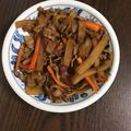 yoshi4928's cooksnap of when they made 大根・人参・牛肉の細切り炒め.