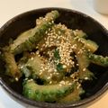 なつことち's cooksnap of when they made 厚切りが美味しいよ！ゴーヤの生姜焼き♪.