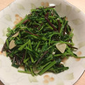 こだまだよ。's cooksnap of when they made つるむらさきと、にんにくの炒め物.
