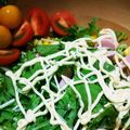 ☆☆あっきん☆☆'s cooksnap of when they made 水菜と魚肉ソーセージのマヨポン酢サラダ.