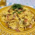 chimii818's cooksnap of when they made 簡単☆激ウマにんにくと大葉の和風パスタ.