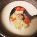 ナナホシテントウ's cooksnap of when they made ✿野菜たっぷり中華豆乳スープ✿.