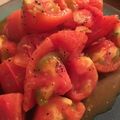 筋肉リズミカル's cooksnap of when they made 時短おつまみ☆トマトのガーリック炒め♪.