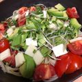 マヨミ's cooksnap of when they made トマトとアボカドと塩昆布の冷製パスタ.
