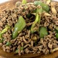 MAーくん★'s cooksnap of when they made ピーマン、しめじ、ひき肉のカレー炒め.