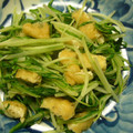 みかん主婦's cooksnap of when they made 豆苗と油揚げのサッと炒め.