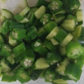 クックかわまい's cooksnap of when they made ご飯がススム！きゅうりとオクラのだし.