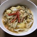 ビキナーもんちゃん's cooksnap of when they made カニカマあんかけうどん.