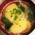 ムーミン☆ママ's cooksnap of when they made 新じゃがいもと玉ねぎとワカメの味噌汁.