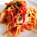 hawaiisunny's cooksnap of when they made 野菜たっぷりナポリタン.
