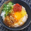 nosso's cooksnap of when they made 梅肉で卵かけご飯.