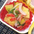 nosso's cooksnap of when they made 厚揚げとじゃが芋・カニカマのとろとろ煮♪.