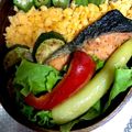 ルぴあ's cooksnap of when they made サーモンと野菜のソテー.