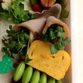 kpえもん♪'s cooksnap of when they made お弁当にハムのブロッコリースプラウト巻き.