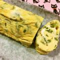 atsunemama's cooksnap of when they made 超簡単☆絶品ピーマン入り卵焼き.