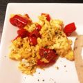 うなちゃん！'s cooksnap of when they made パプリカのふんわり卵炒め.