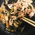 ねるどんご飯's cooksnap of when they made 大分の定番にら豚.