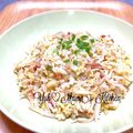 YUH♡ママ's cooksnap of when they made ウィンナー＆卵入り☆定番もやしチャーハン.