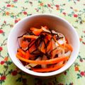 ゆきらっくま's cooksnap of when they made 玉ネギ・ピーマン・にんじんの塩昆布和え.