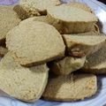 にゃ★にゃ's cooksnap of when they made ＊米粉 & きな粉 のサクほろクッキー＊.