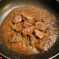 たそまま。's cooksnap of when they made カレーシチュー用牛肉と宮だれでステーキ丼.
